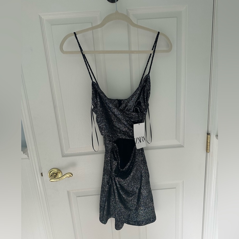 Zara sparkle mini dress